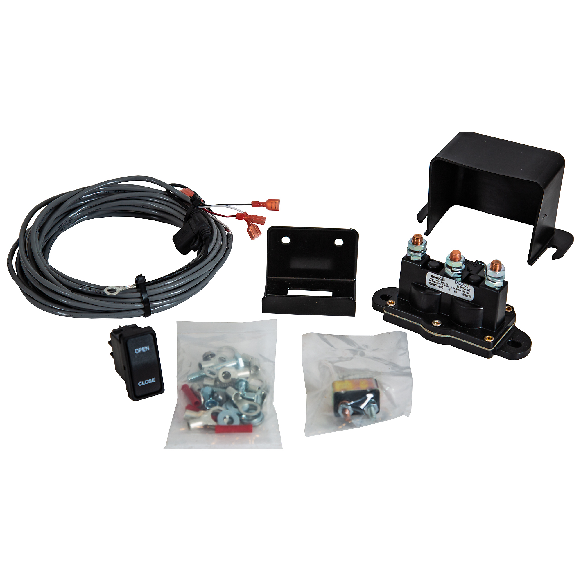 Buyers Products, Dump Truck Trailer Tarp Rocker Switch Kit with Solenoid, Model# 5541020